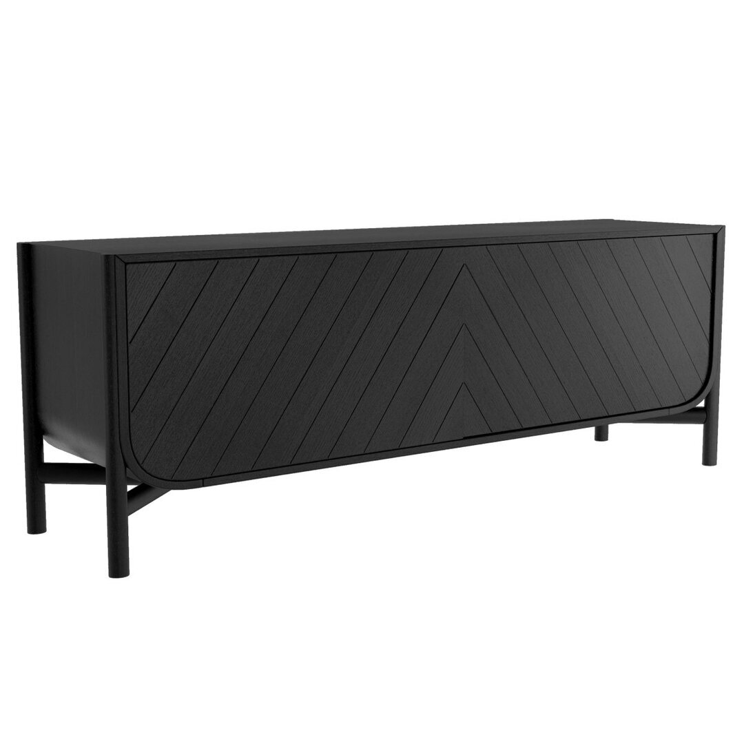 Harto Sideboard Marius 185 cm: Tinted Black Oak