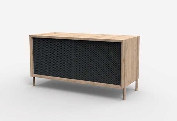 Harto Gabin Bench - Slate Grey