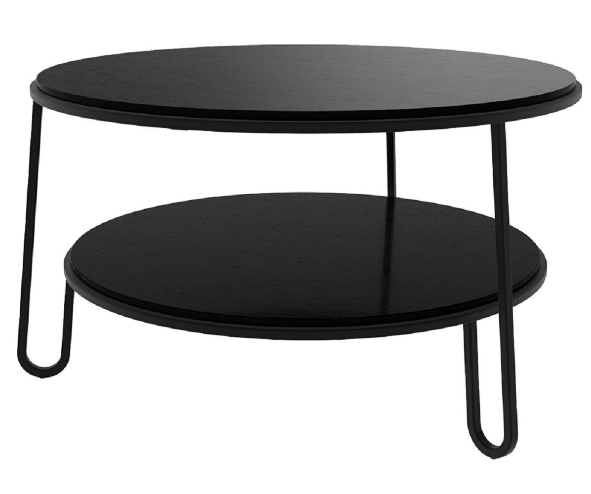 Harto Coffee Table Eugenie - Couchtisch: Tinted Black Oak - Black