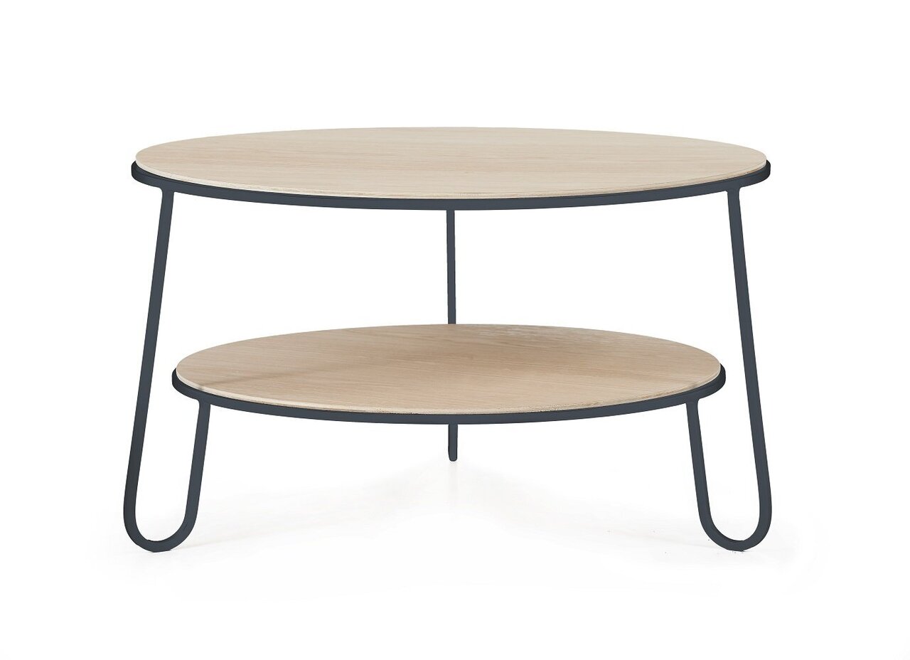 Harto Coffee Table Eugenie - Couchtisch: Slate Grey Metal