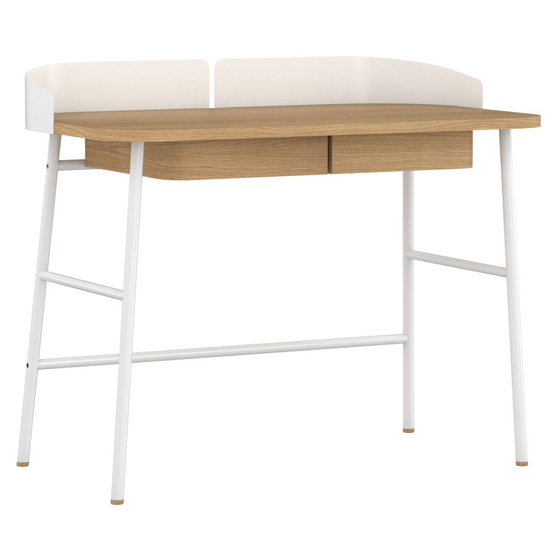 Harto Desk Victor - Schreibtisch: Natural Oak - White