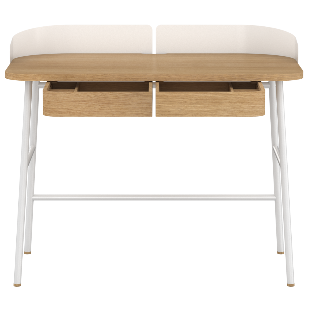 Harto Desk Victor - Schreibtisch: Natural Oak - White