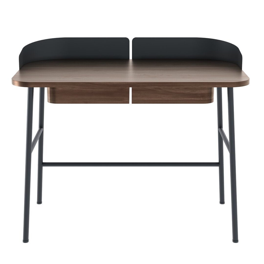 Harto Desk Victor - Schreibtisch: Natural Walnut - Grey