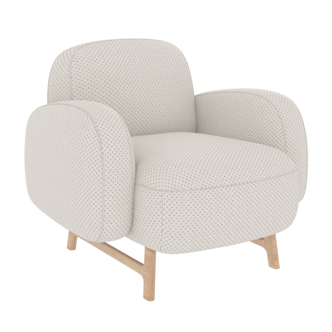 Harto Auguste Armchair - Sessel - Pearl