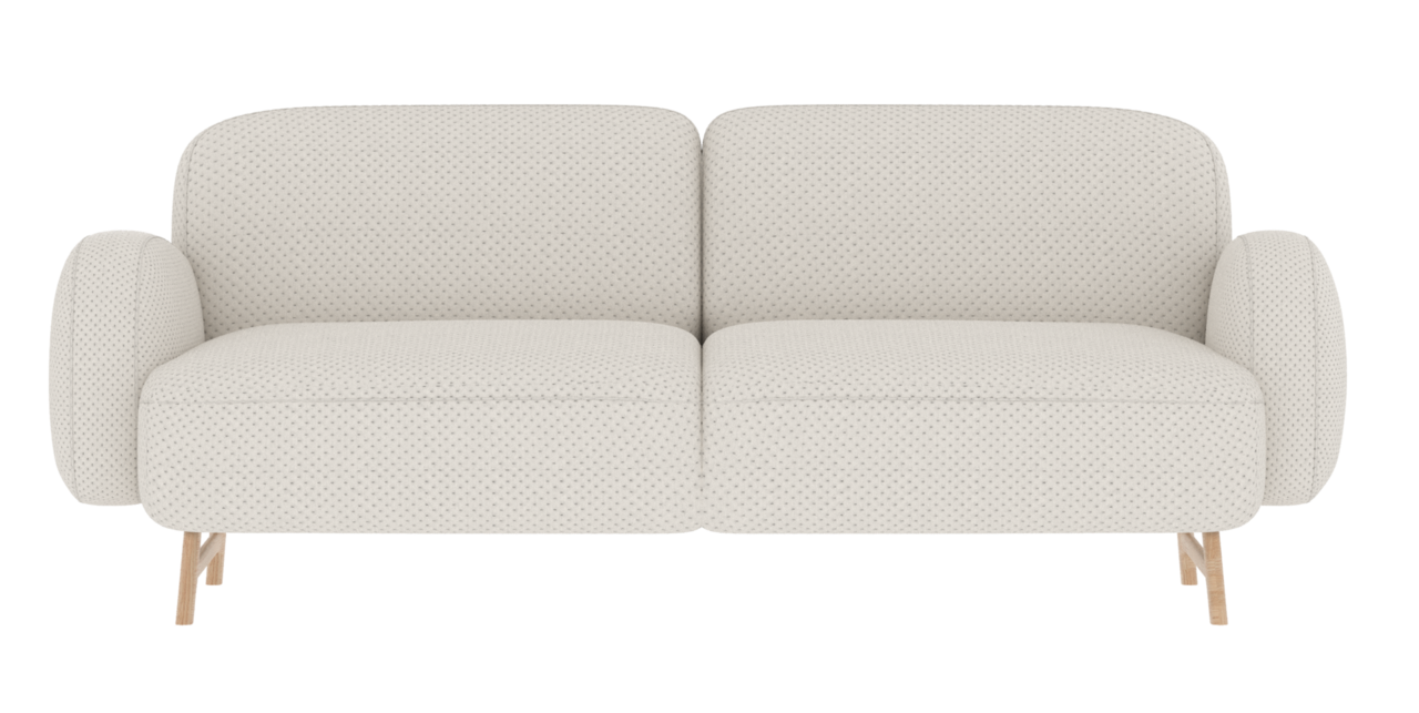 Harto Auguste 3 seats sofa - Sofa 3 Sitzer - Pearl