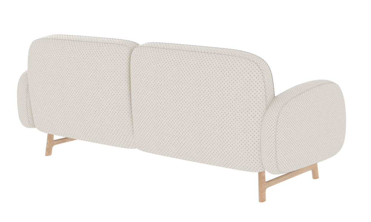 Harto Auguste 3 seats sofa - Sofa 3 Sitzer - Pearl
