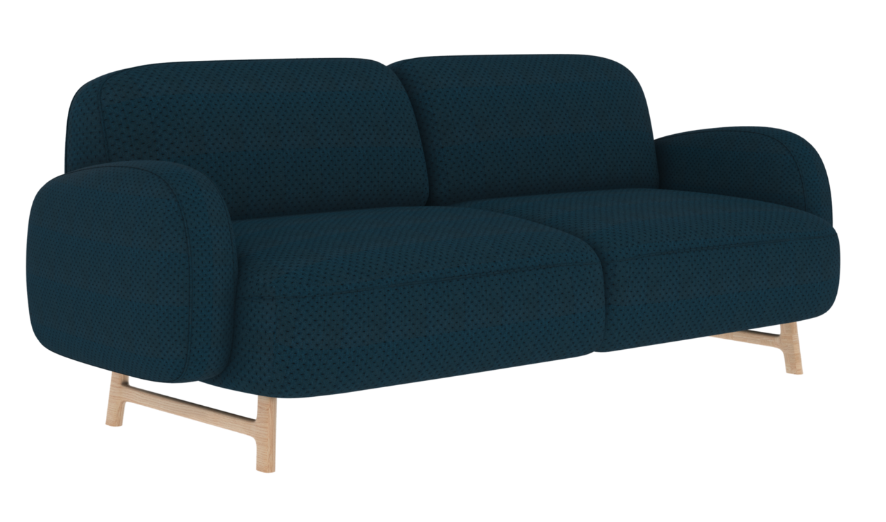 Harto Auguste 3 seats sofa - Sofa 3 Sitzer - Cobalt Blue