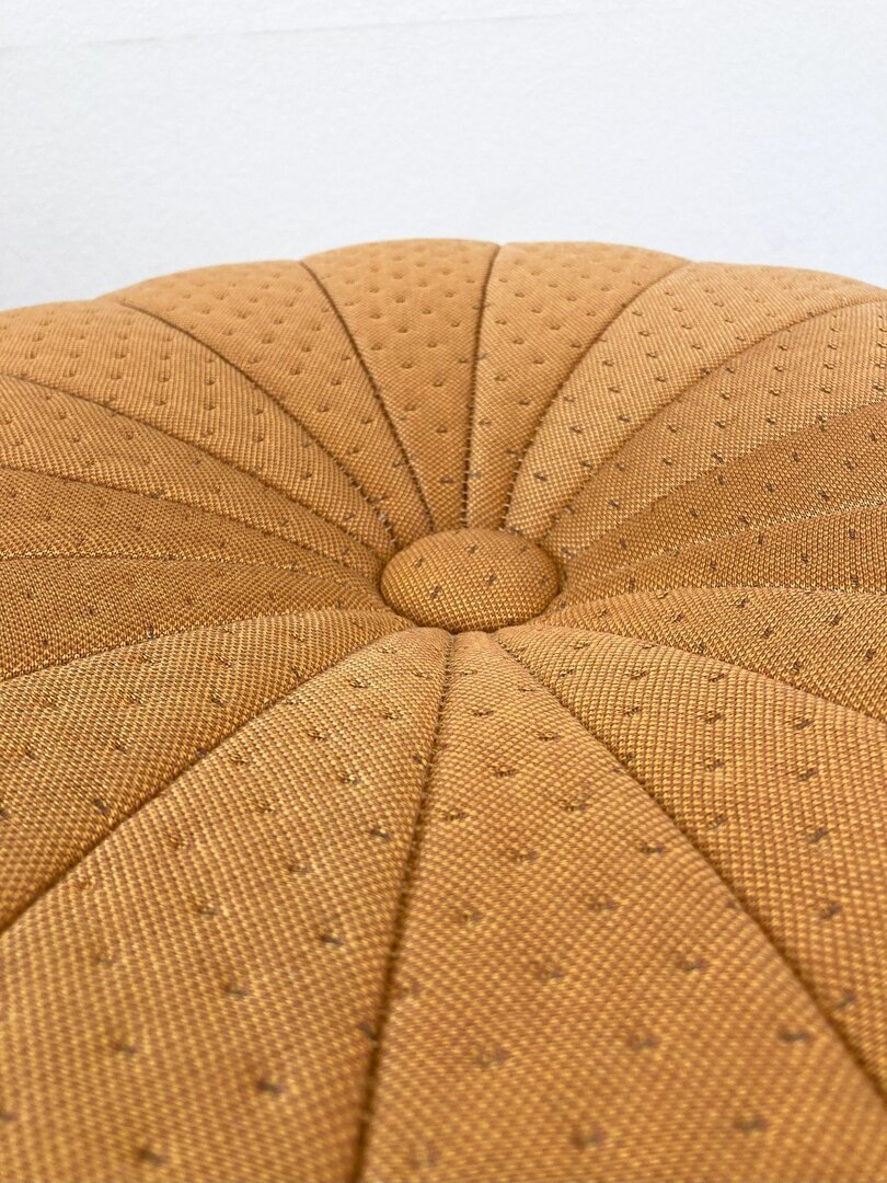 Harto Claudie Pouf - Ochre