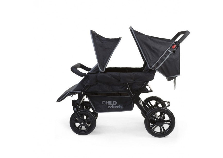 Childhome Two By Two Sportwagen + Regenschutz, Sonnenschutz