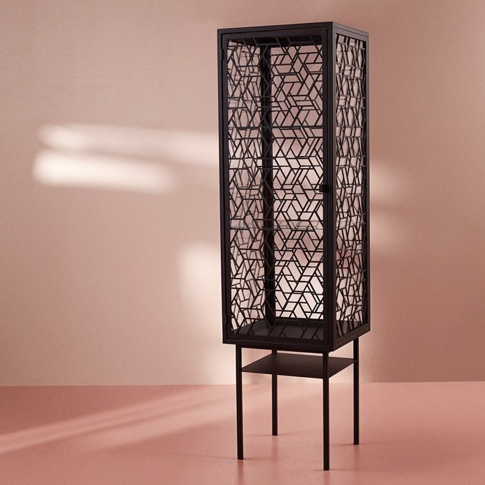 Warm Nordic Enigma Display carbinet