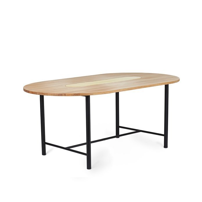 Warm Nordic Be My Guest Dining table, 180cm - Butter Yellow
