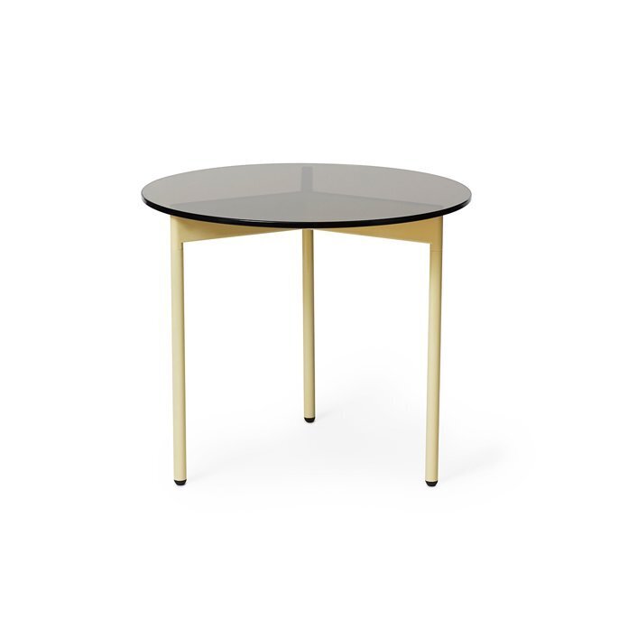 Warm Nordic From Above Table Ø52 - Smoke/Butter yellow