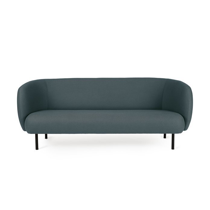 Warm Nordic Cape Sofa, 3 seater - Petrol