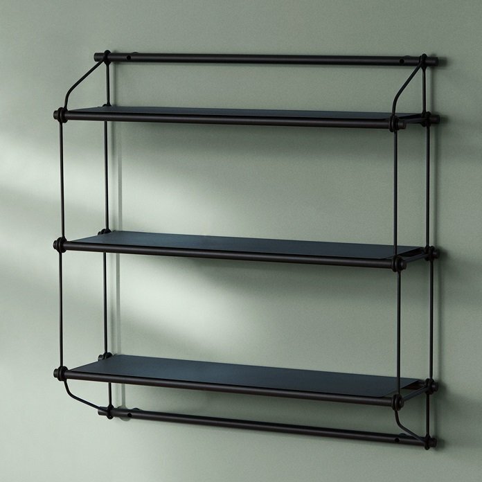 Warm Nordic Parade Shelving unit, 3 shelves - Green Olive