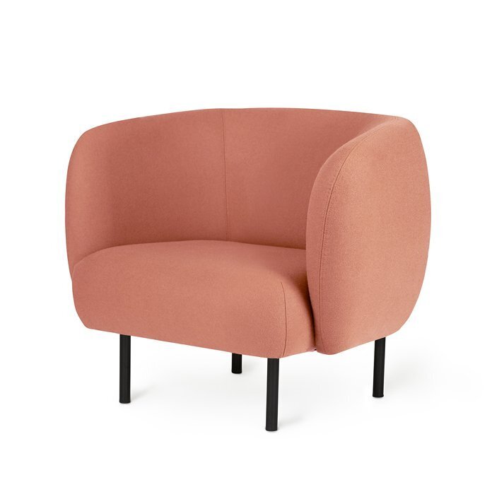 Warm Nordic Cape Lounge Chair - Blush