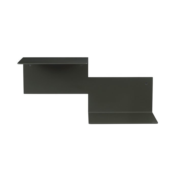 Warm Nordic Repeat Shelf Left Unit - green olive