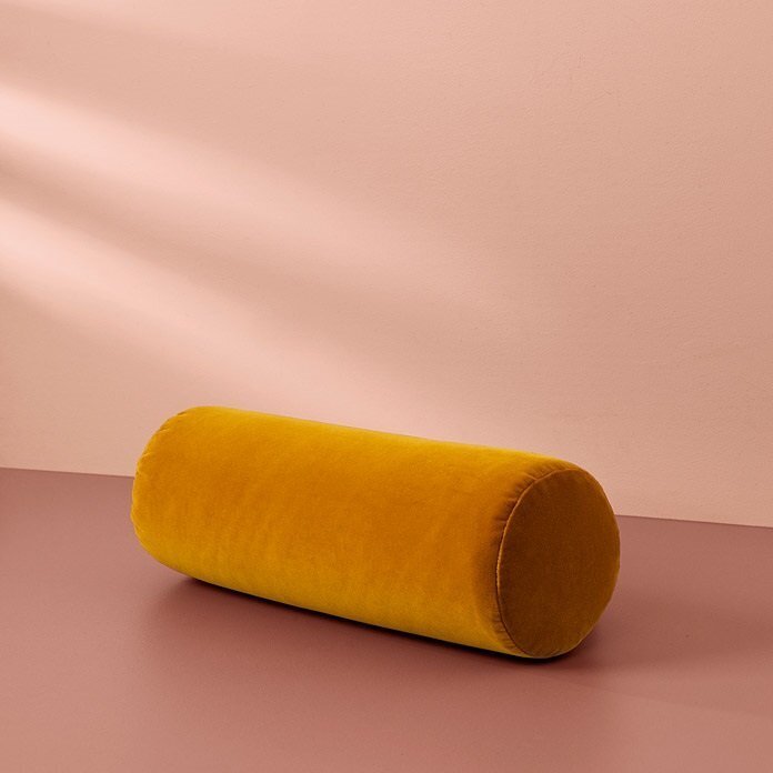 Warm Nordic Galore Bolster Cushion - Amber