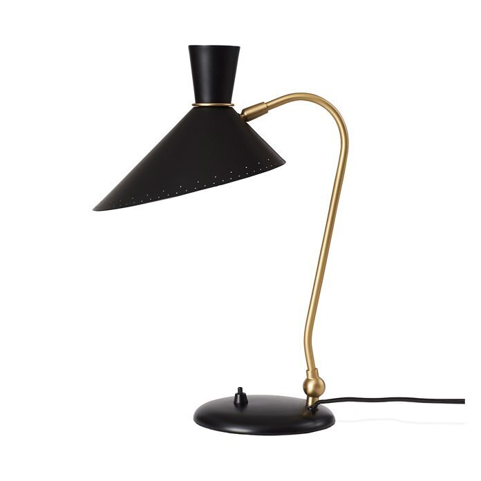 Warm Nordic Bloom Table Lamp - Black noir