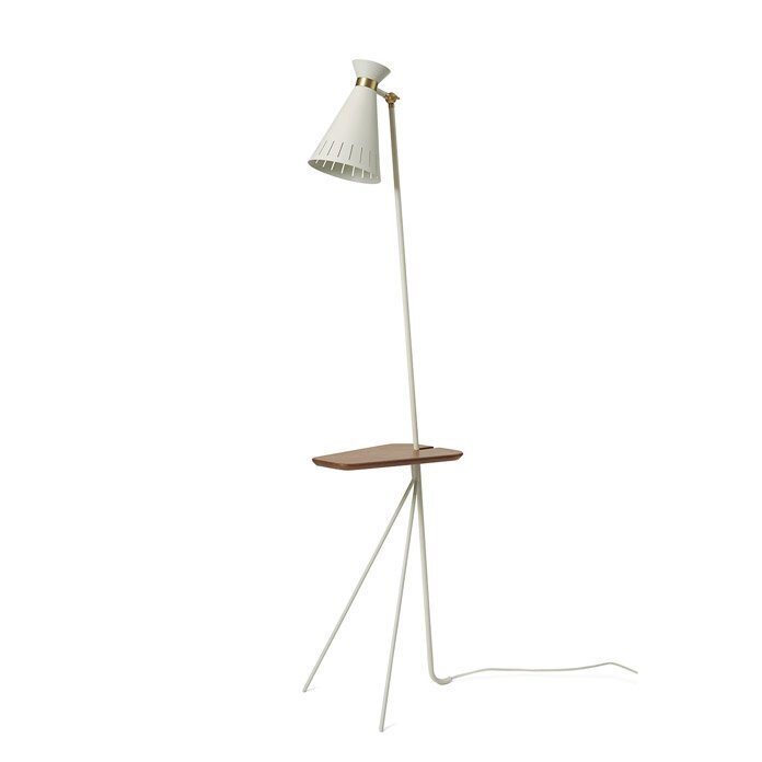 Warm Nordic Cone Floor Lamp with Table - Warm white