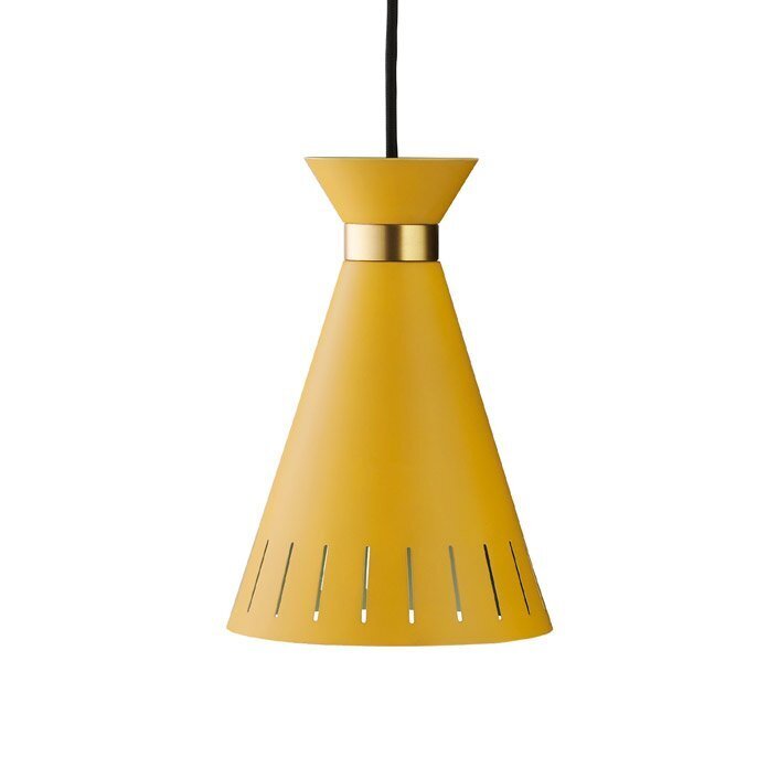 Warm Nordic Cone Pendant - Honey yellow