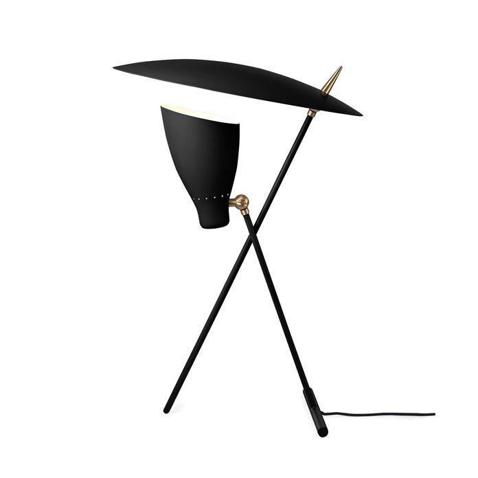 Warm Nordic Silhouette Table Lamp - Black noir