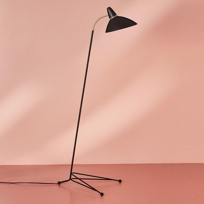Warm Nordic Lightsome Floor Lamp - Black noir