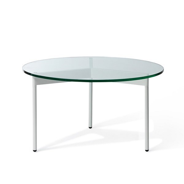 Warm Nordic From Above Table Coffee table  Ø72 - Clear/Warm white