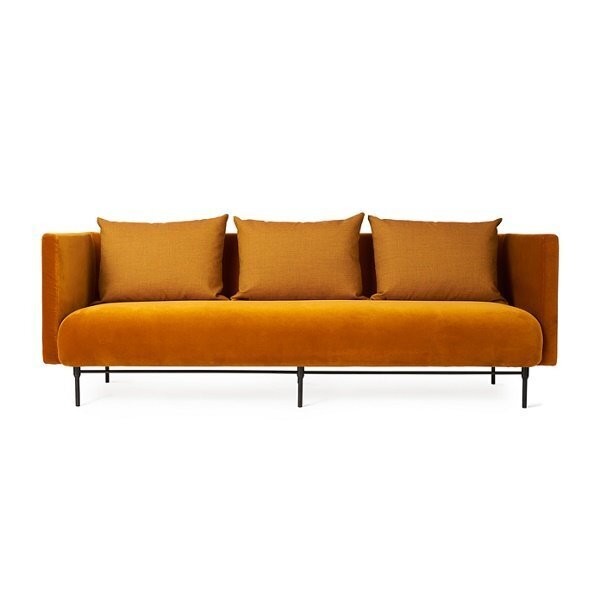 Warm Nordic Galore Sofa 3 seater - Amber velvet