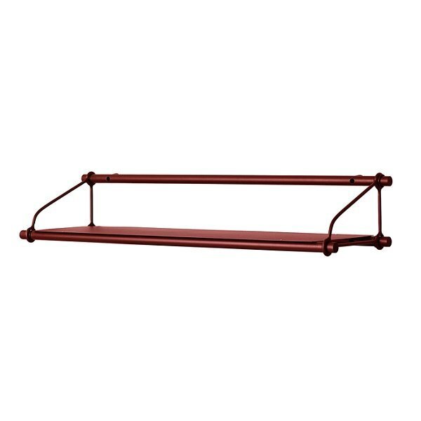Warm Nordic Parade Shelving Unit 1 Shelf - Oxide red