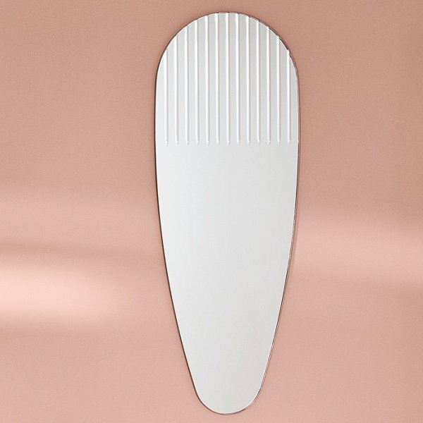 Warm Nordic Masquerade Mirror - Oval
