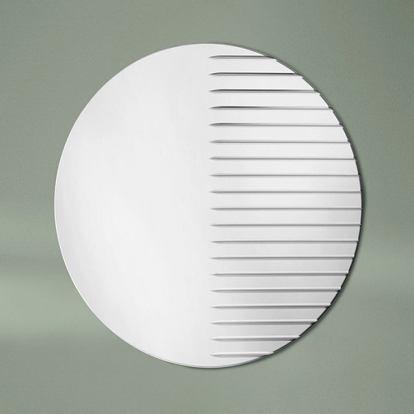 Warm Nordic Masquerade Mirror - Rund