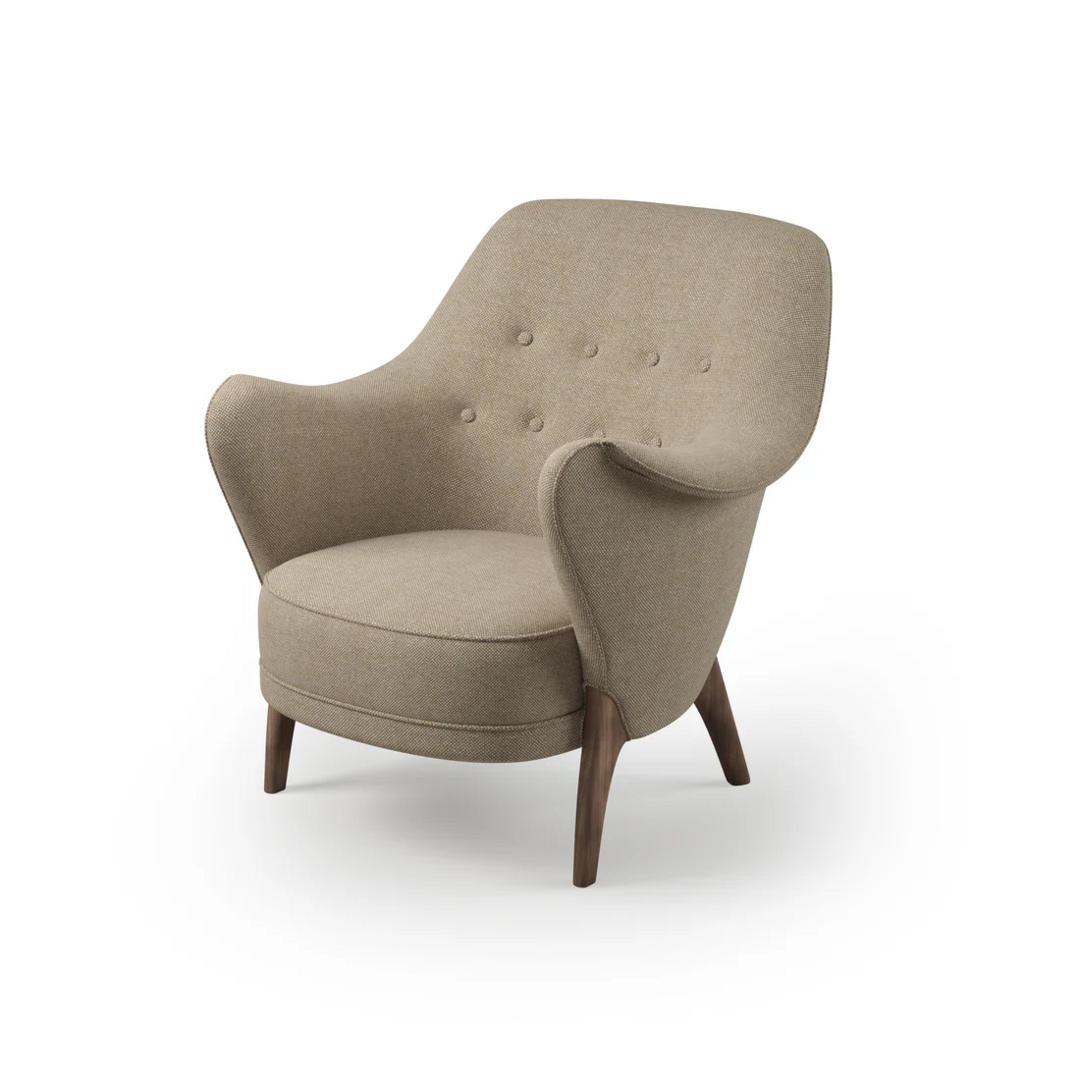 Warm Nordic Cocktail Lounge Chair - Sessel-Hallingdal 220 - Light Brown