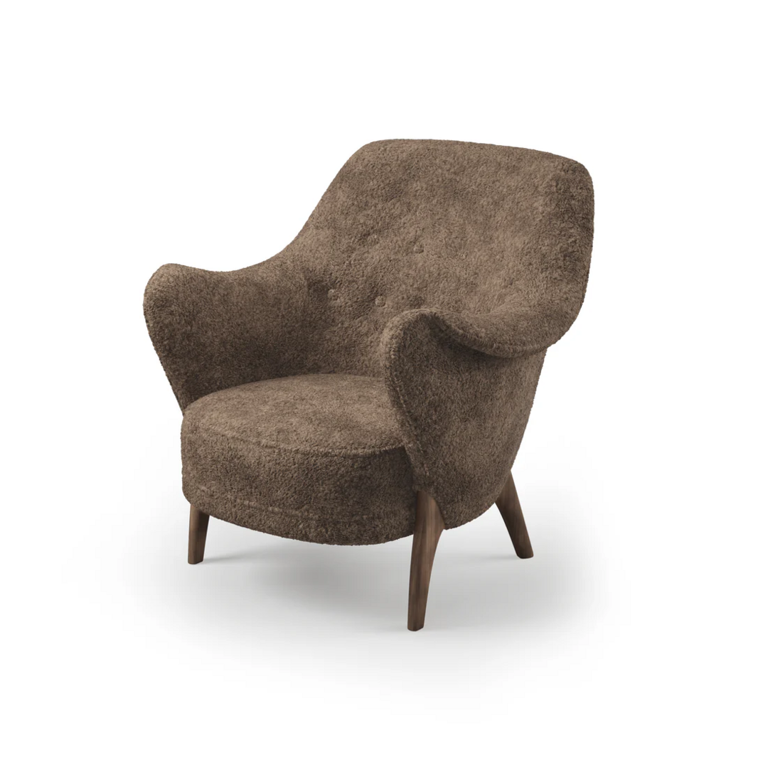 Warm Nordic Cocktail Lounge Chair - Sessel-Sheepskin - Drake