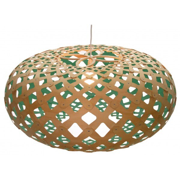 David Trubridge Kina Pendelleuchte Ø 80 cm - zweifarbig