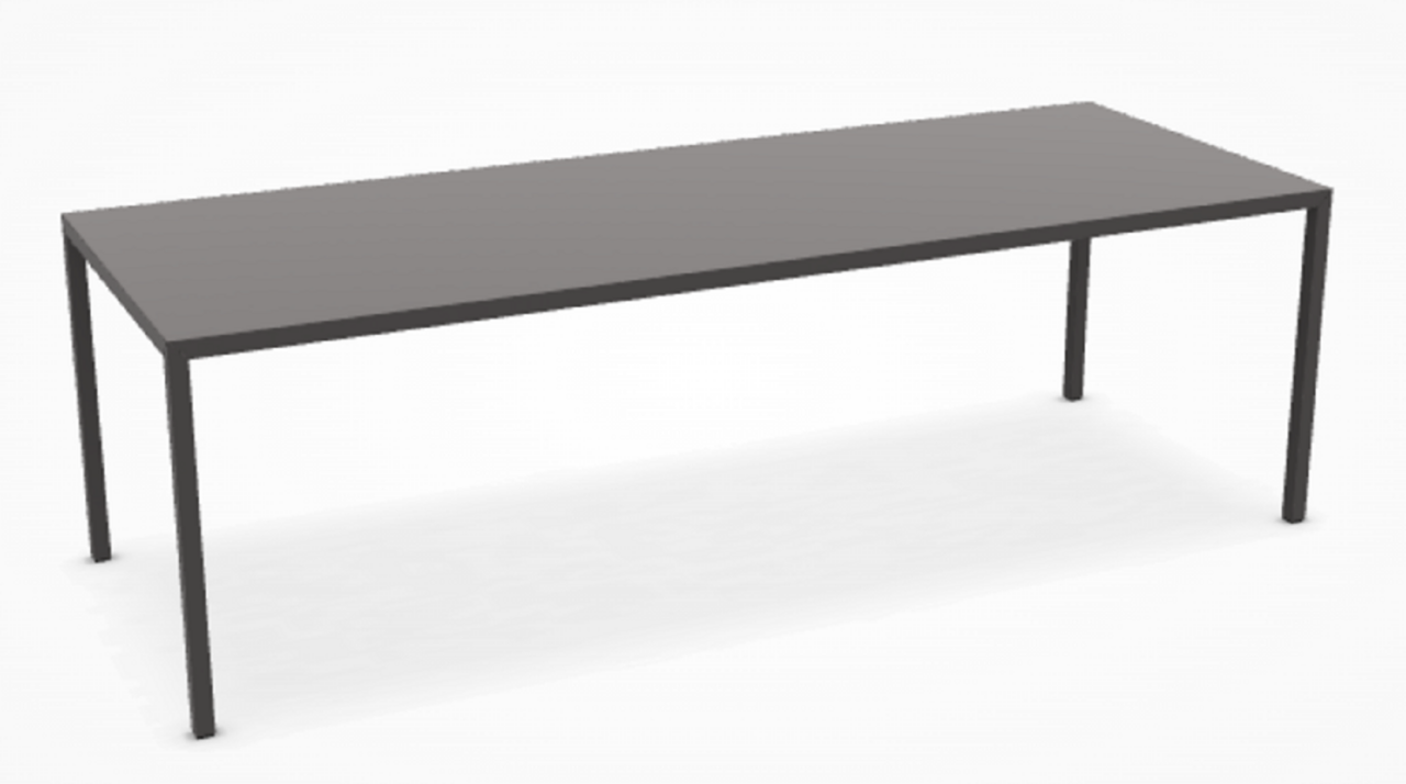 MDF Italia Tense Dining Table - Esstisch - Fenix Mittelgrau matt 240 x 90 cm