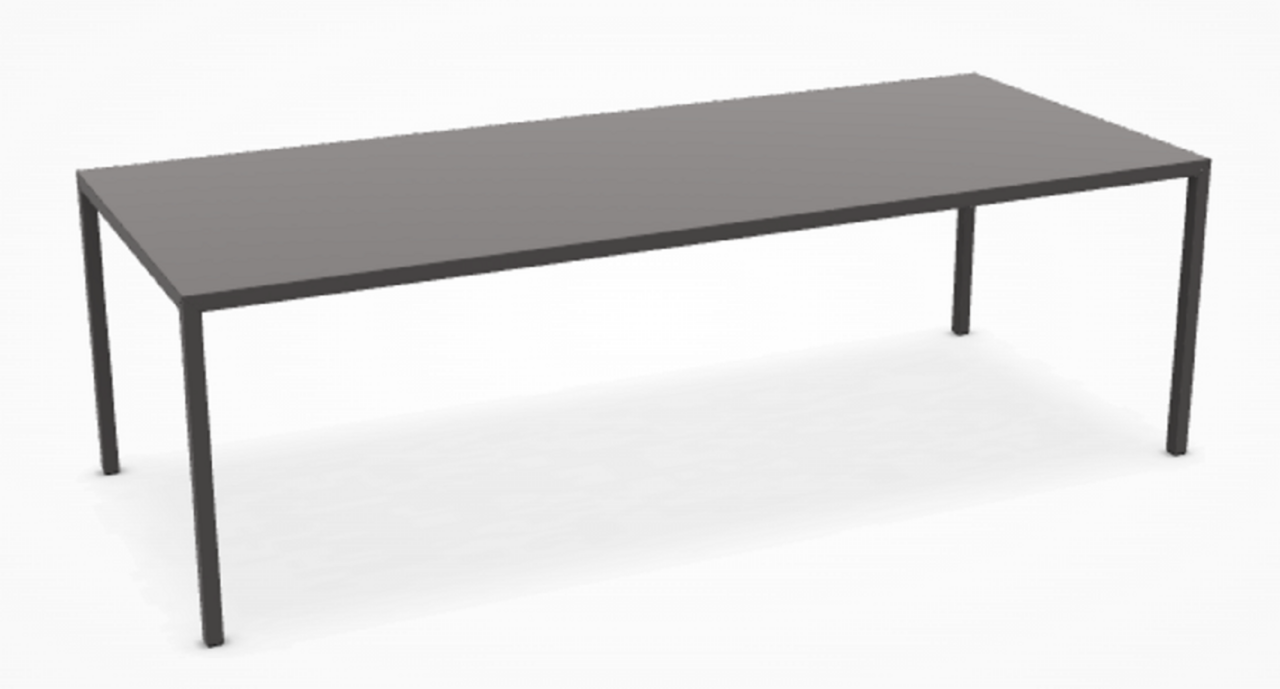 MDF Italia Tense Dining Table - Esstisch - Fenix Mittelgrau matt 240 x 100 cm