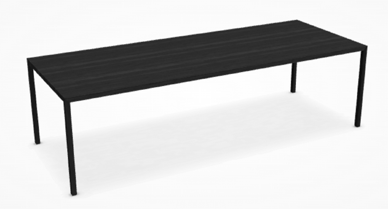 MDF Italia Tense Material - Esstisch - 260x100 cm-Eiche Natur karbonisiert