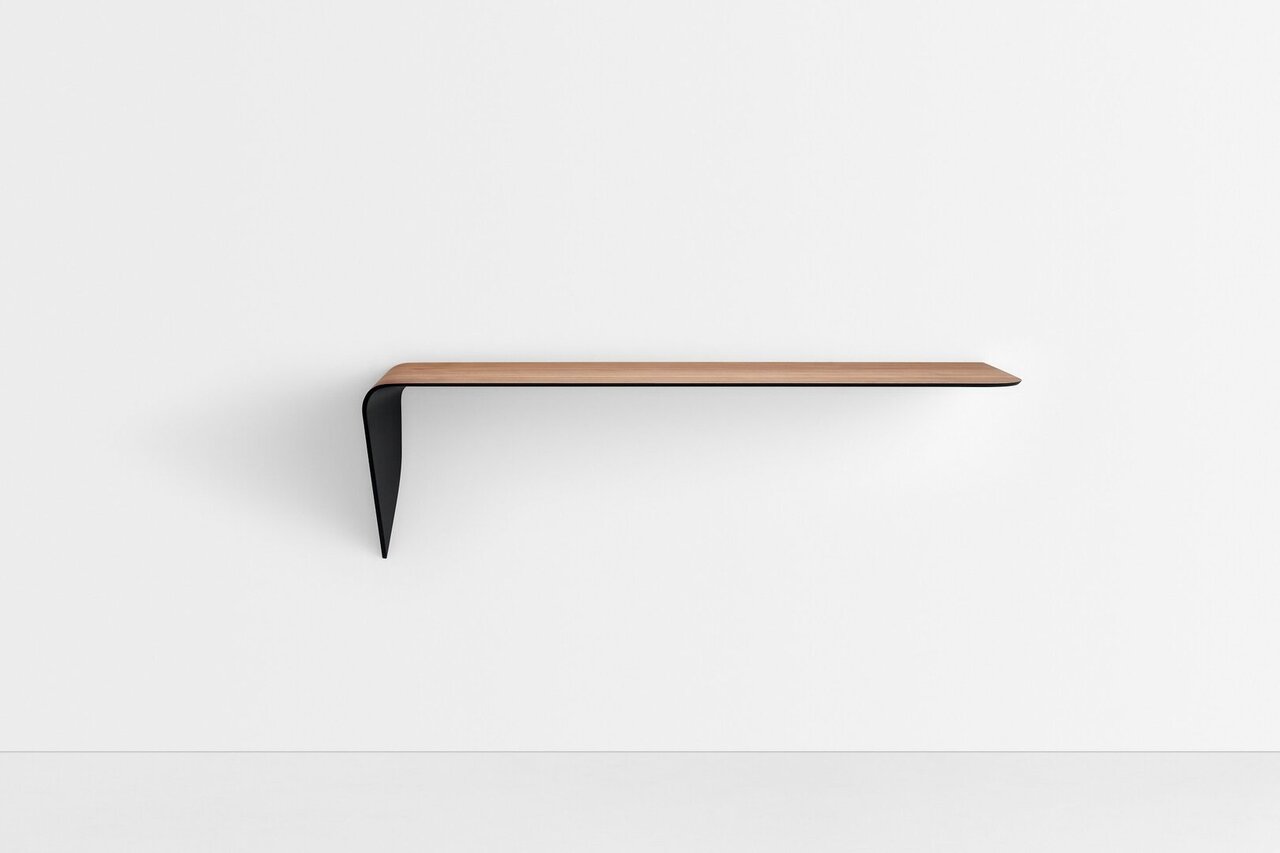 MDF Italia Mamba Light - Wandregal - Canaletto-Walnuss - Links