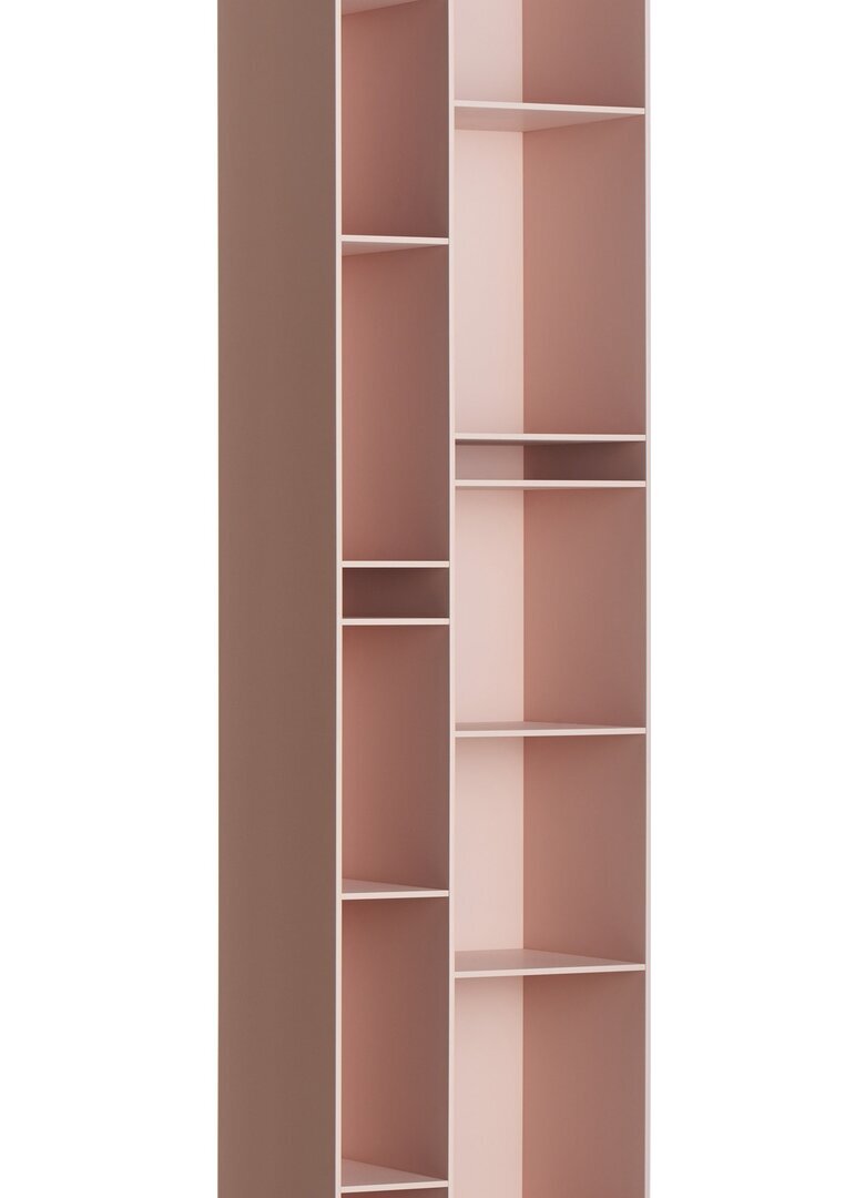 MDF Italia Random 2C - Standregal - Puder pink matt lackiert pink