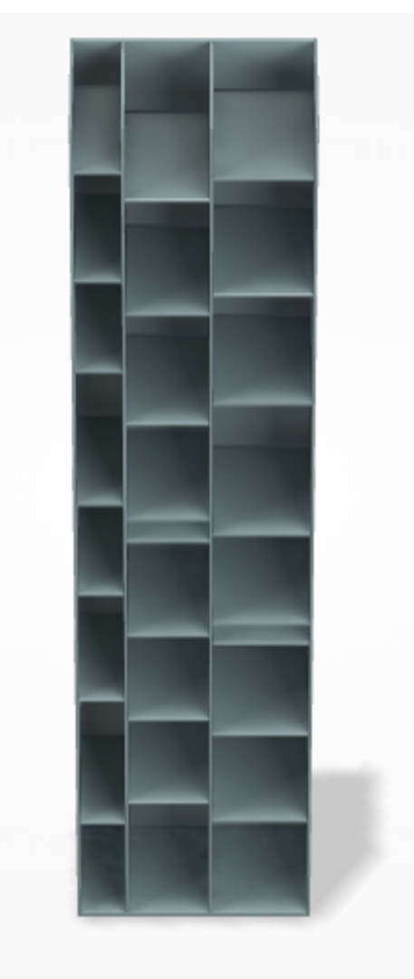 MDF Italia Random 3C - Standregal - Pulverblau Matt Lackiert