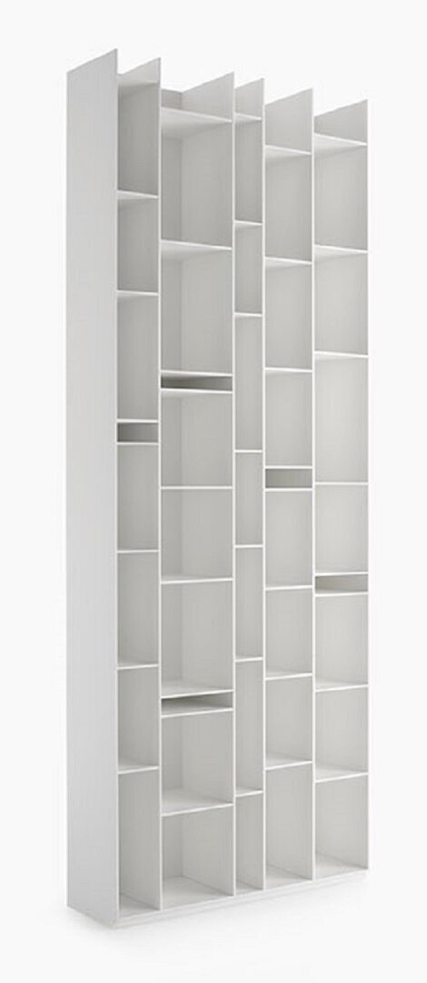 MDF Italia Random 5C - Standregal - Weiss Matt Lackiert
