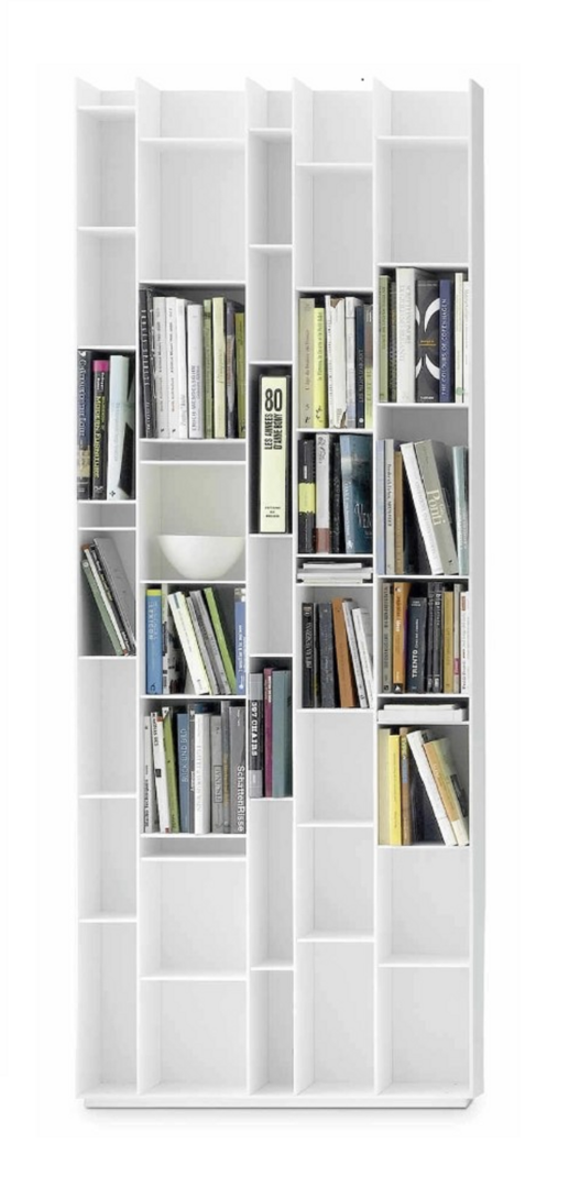 MDF Italia Random 5C - Standregal - Weiss Matt Lackiert