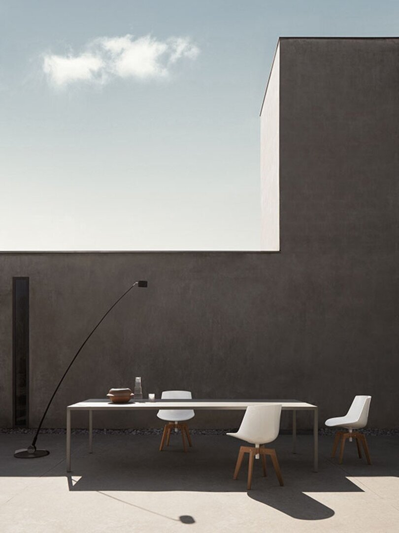 MDF Italia Flow Chair Iroko - Gartenstuhl