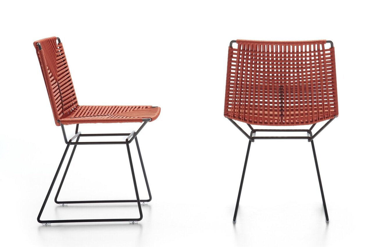 MDF Italia Neil Twist Chair - Stuhl - Orange