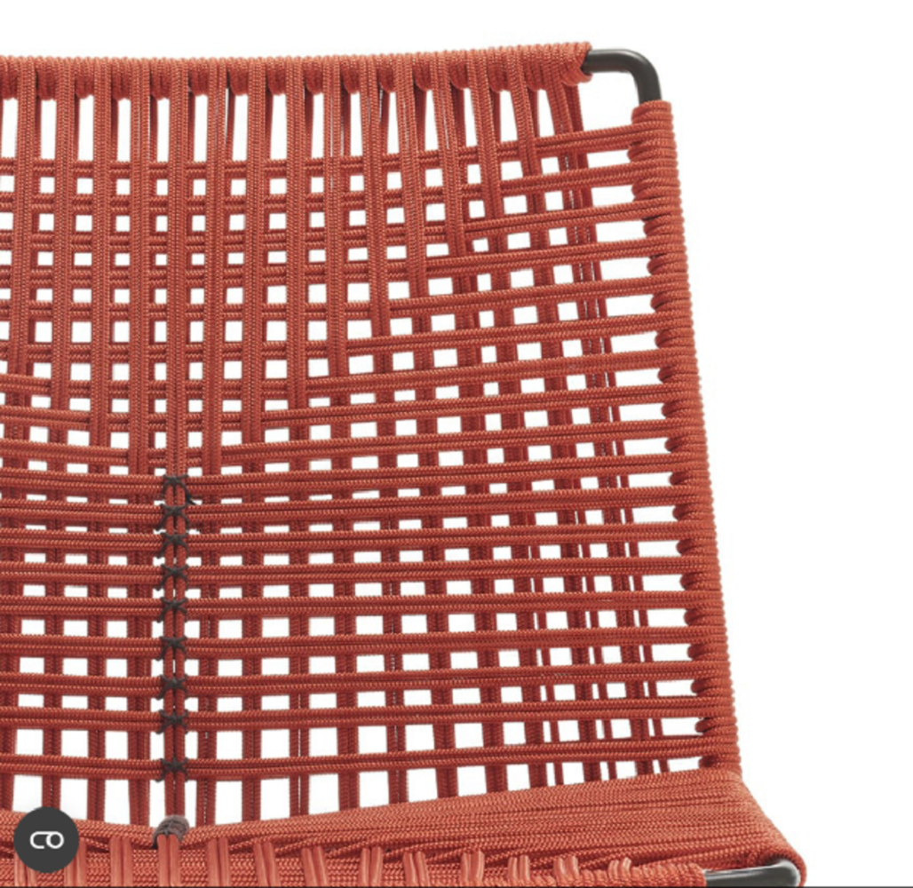 MDF Italia Neil Twist Chair - Stuhl - Orange