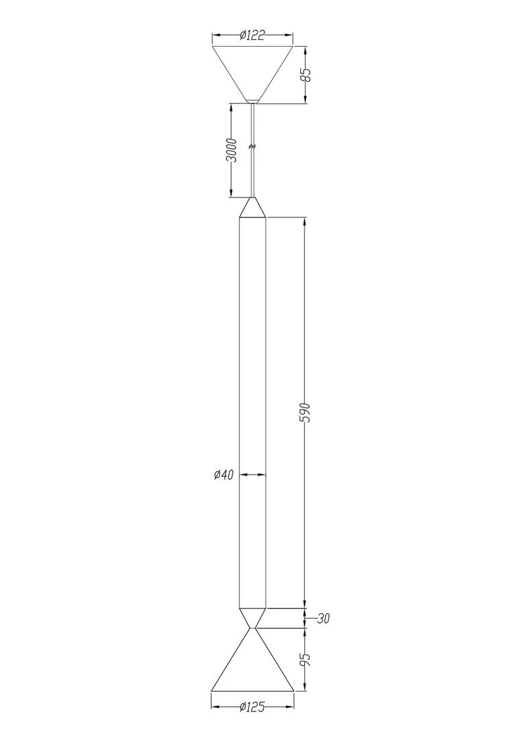 Pholc Apollo 59 - Pendelleuchte