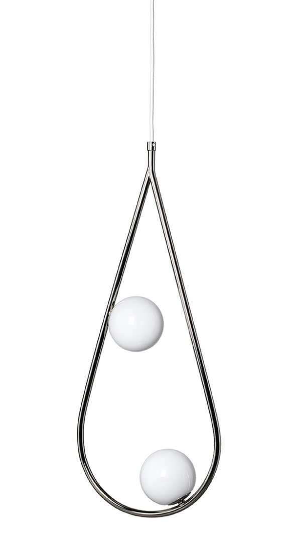 Pholc Pearls - Pendelleuchte - 65 cm - Nickel, Opal
