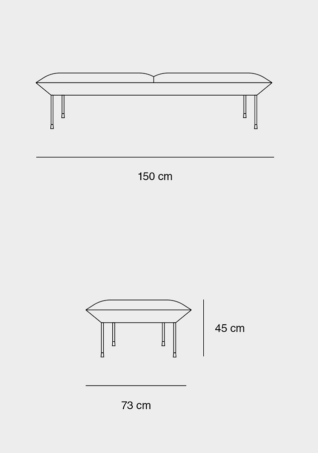 Muuto Oslo - Bench