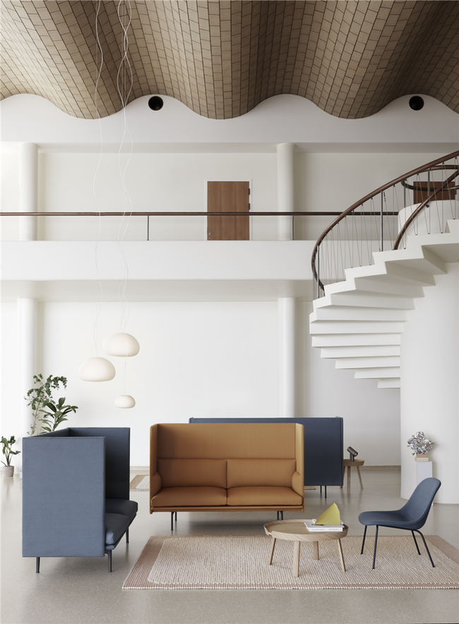 Muuto Outline Highback Sofa 3 Seater