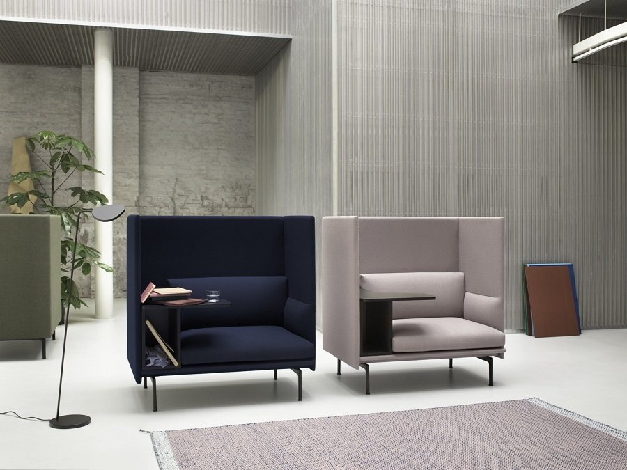 Muuto Outline Highback Work 1 Seater